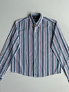 Tommy Hilfiger | Navy Red & White Stripe Vintage Fit Shirt | (M)