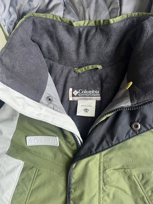 Columbia XCO Colourblock Hooded Ski Snow Jacket (M)