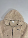 Dickies Sherpa Hoodie Cream Workwear Fleece, Oversized Fit (L)