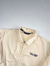 Vintage 90s Polo Sport Ralph Lauren Cream Cotton Zip Jacket (3XL)
