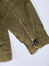 American Retro Vintage Field Jacket – Olive Green Cargo Style (L)
