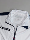 Legea White & Navy Zip-Up Track Jacket (L)