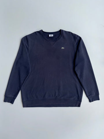 Lacoste | Navy Crewneck Sweatshirt | (2XL)
