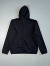 Nike Sportswear Tech-Style Full-Zip Hoodie Black, Chevron Panel, Sleeve Zip Pocket, (XL)
