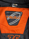 Held Black/Orange "76" Racing Motorcycle Jacket (XL)