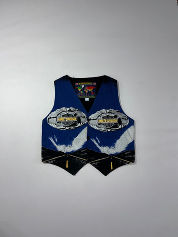 Harley-Davidson x Turbogadget Vintage Printed Biker Vest Light (S)