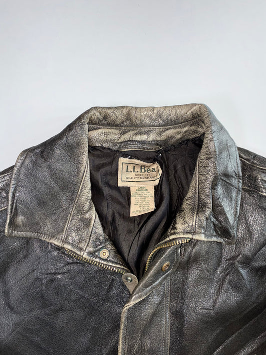 L.L Bear Premium Original Leather Jacket (XL)