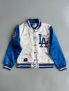 LA DODGERS Majestic Cooperstown Satin Varsity Jacket (L)
