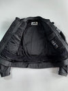 Vanucci Two-Piece 3M Scotchlite  (PADDED) reflective piping, TFL Cool ventilation system Leather Motorcycle Racing Suit / Pant (W:37) /Jacket (L)