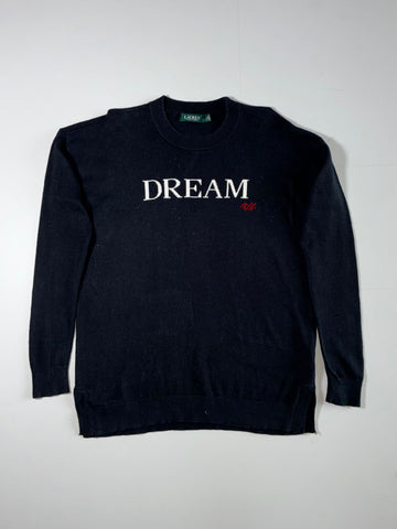 Lauren Ralph Lauren "DREAM" Intarsia Knit Sweater – (S)
