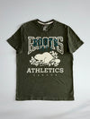 Roots Athletics Canada 1973 Graphic T-Shirt Heather Green (L)