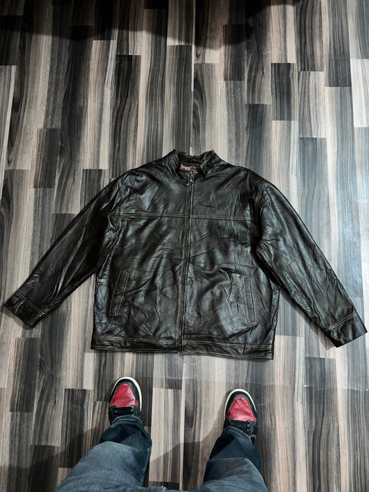 ZPremium Original Leather Jacket (XL/2XL)