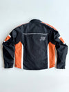 Held Black/Orange "76" Racing Motorcycle Jacket (XL)
