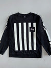 Stussy Tribe Graphic Black Crewneck Sweatshirt (M)