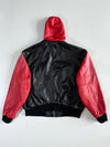 Gazelli Ledermode Premium (Detechable Hood) Original Bomber Leather Jacket (3XL/4XL)