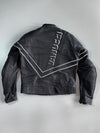 Vanucci Two-Piece 3M Scotchlite  (PADDED) reflective piping, TFL Cool ventilation system Leather Motorcycle Racing Suit / Pant (W:37) /Jacket (L)