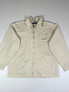 Vintage Tommy Hilfiger Beige Cotton Zip-Up Harrington Jacket (XL/2XL)
