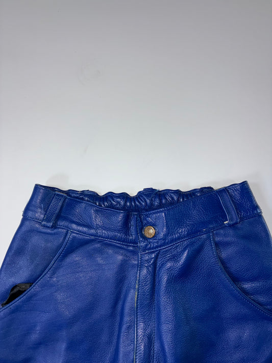 Vintage Leather Racing Motorcycle Pants (W:30) (L:40)