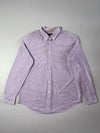 Ralph Lauren Lavender Oxford Button-Down Shirt with Multicolor Pony (S)