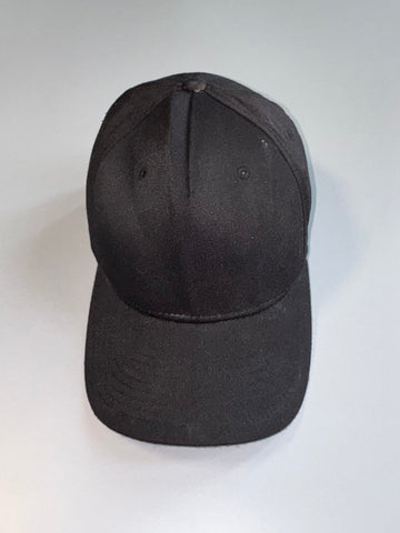 Vintage Plain Black Flexfit Stretch Cap (L/XL)
