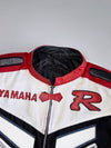 Yamaha R-Series Colorblock Appliqué Mesh Motorsport Racing Jacket Leather Patches ((Paded)(M)