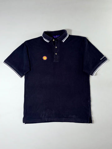 Shell Branded Polo Shirt (Henbury) — Navy  Workwear (L)