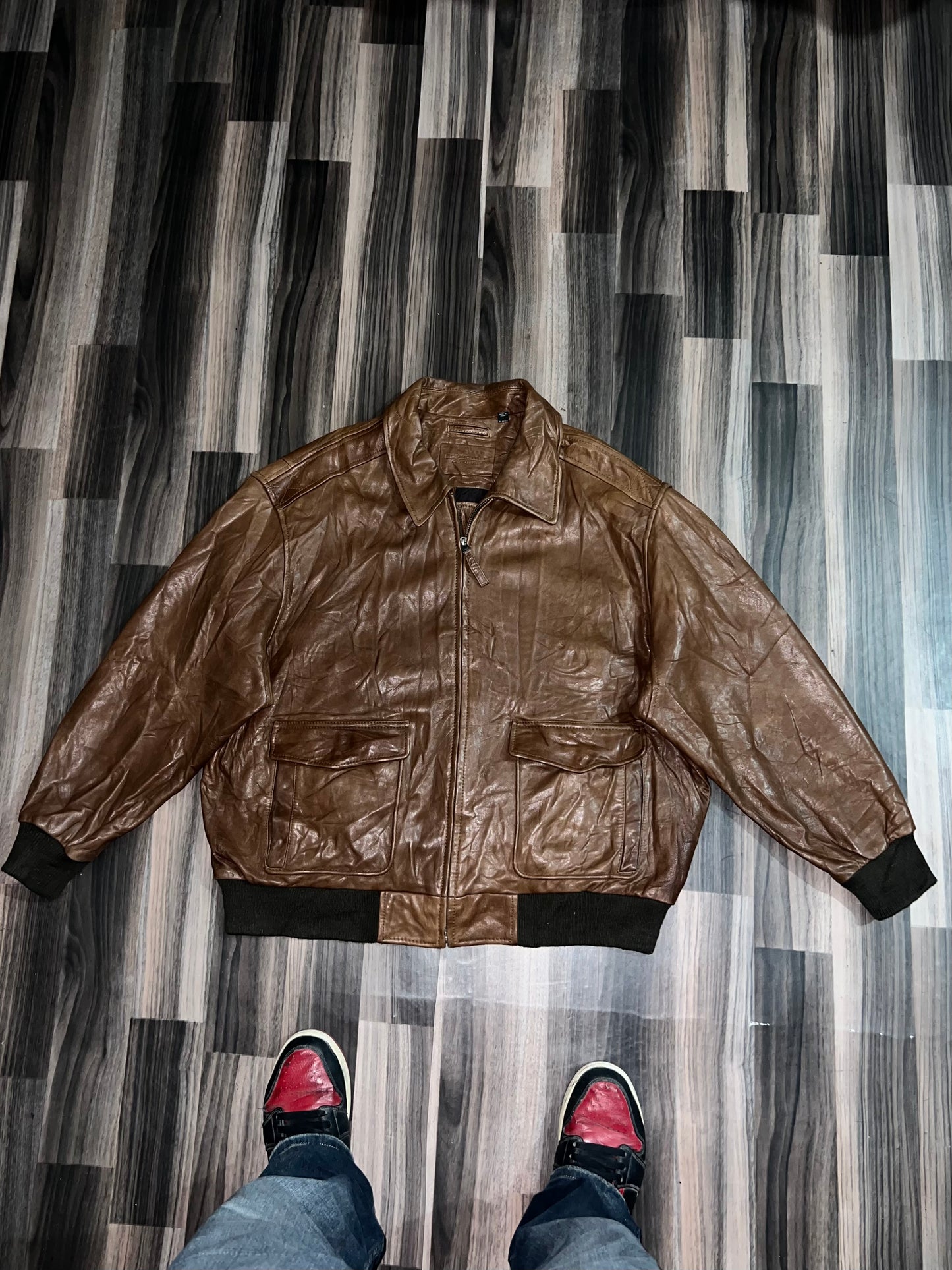 ZSuper Premium Original Leather Jacket (2XL/3XL)