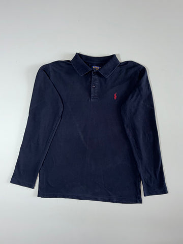 Polo Ralph Lauren Long Sleeve Polo Shirt – Navy (L)