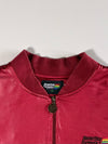 Vintage Benetton Formula 1 Racing Team Red Satin Bomber Jacket (S)