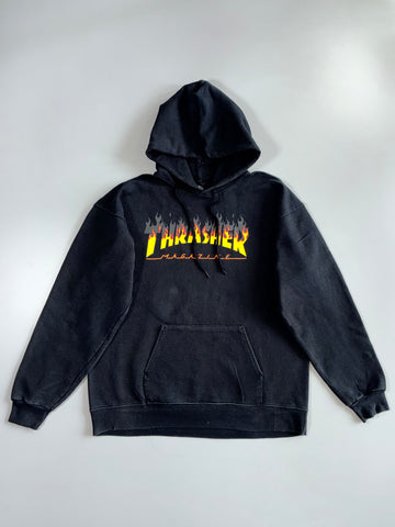 Thrasher Magazine Flame Logo Hoodie RARE (L)