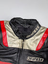 Vintage Dainese Premium Original Pure Italian Leather Racing Jacket (Paded)(XL)
