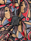 Picasso Art Colourblock Leather Jacket (XL)