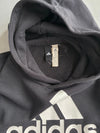 Adidas Athletics Logo Hoodie | Black | Big Spellout (M)