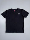 Kappa Black T-Shirt | Chest Logo (L)