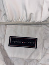 Tommy Hilfiger White Hooded Softshell Jacket with Quilted Lining (XL)