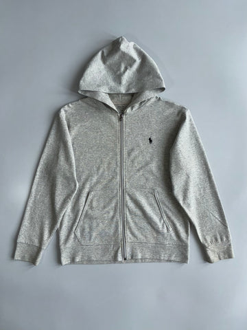 Polo Ralph Lauren Grey Full-Zip Lightweight Hoodie (Xl)
