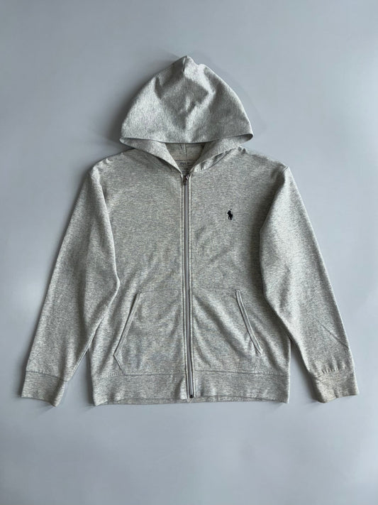Polo Ralph Lauren Grey Full-Zip Lightweight Hoodie (Xl)