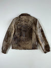 Vintage Premium Original Furr Inside Leather Jacket (S/M)