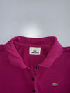 Lacoste Long Sleeve Stretch Polo Magenta (M)