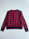 Roots Canada Red Black Buffalo Check Henley Sweatshirt – (M)