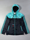 Adidas Fleece-Lined Hooded Windbreaker (S)