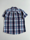 Tommy Hilfiger Custom Fit Plaid Short Sleeve Shirt (XL)