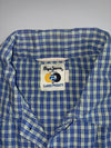 Pepe Jeans London | Blue Gingham Check Short Sleeve Shirt | (XL)