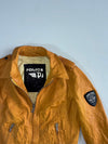 Police Mustard Leather Moto Jacket (XS)