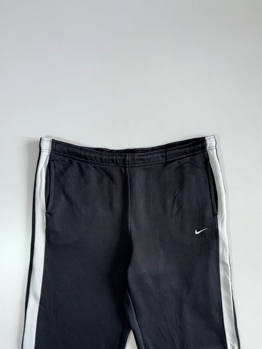 Nike Black White-Stripe Track Pants (W:40 |L:39)