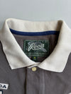 Vintage Roots Canada Grey Embroidered Polo TShirt (L)