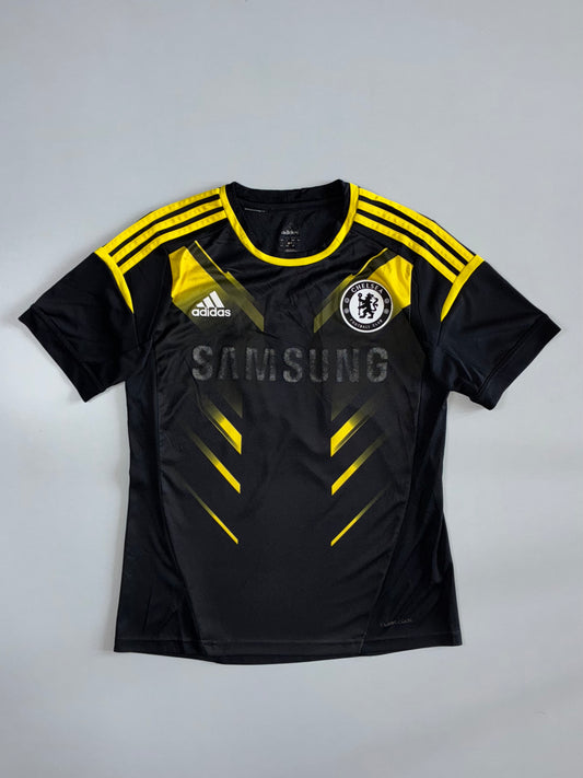 Adidas Chelsea FC 2012/13 Third Kit Climacool Football Jersey — Black/Yellow (S/M)