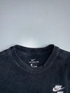 Nike Sportswear Double Swoosh Logo Tee | The Nike Tee | Faded Black (L)