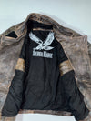 Vintage Brown Pure Leather Motorcycle Heavy Jacket (XL)