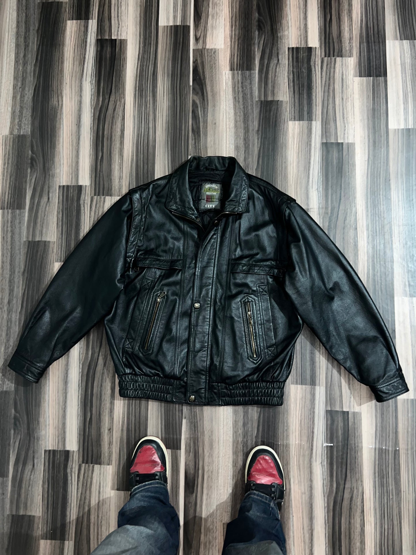 ZDetachable Sleeves Rare Original Leather (L/XL)